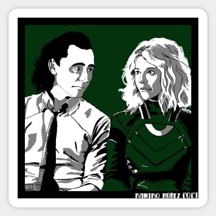 Loki & Sylvie Sticker